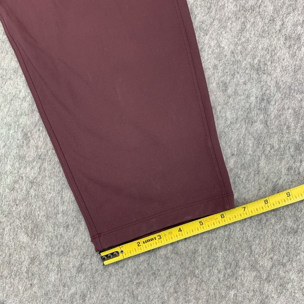 Lululemon Keep Moving Pant Women's High Rise Burgundy Cassis - Size 12 - Picture 13 of 13